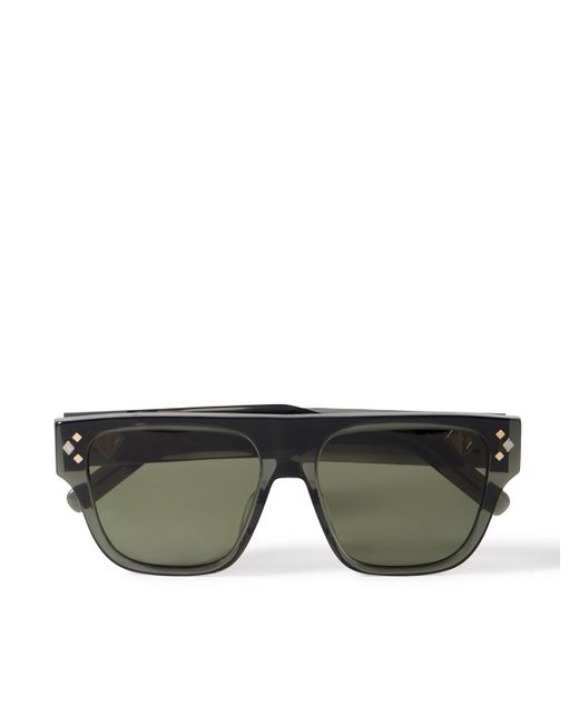Dior Gray Cddiamond S6i D-frame Acetate Sunglasses for men