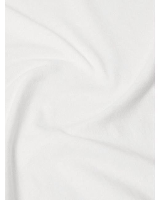 T-shirt in jersey di cotone di Greg Lauren in White da Uomo