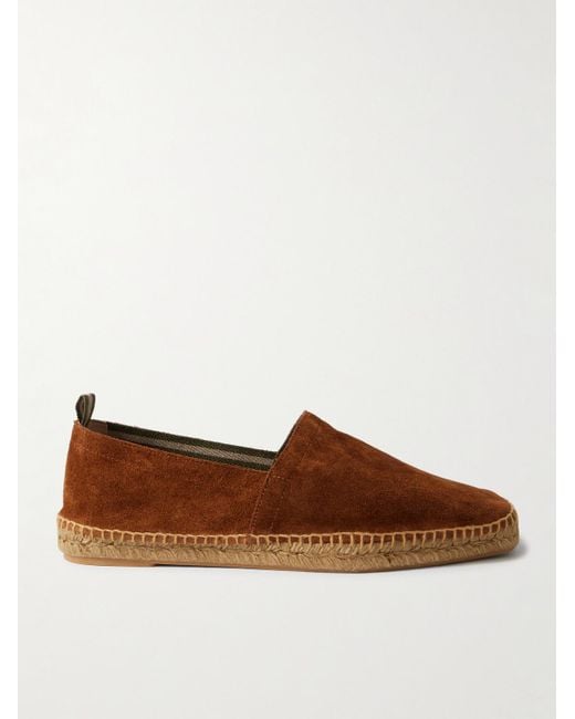 Castaner Brown Pablo Suede Espadrilles for men