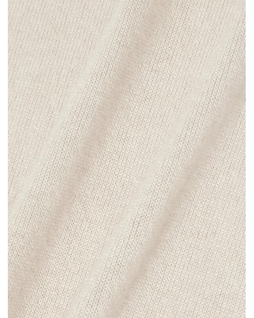 Rubinacci Natural Cashmere Sweater for men
