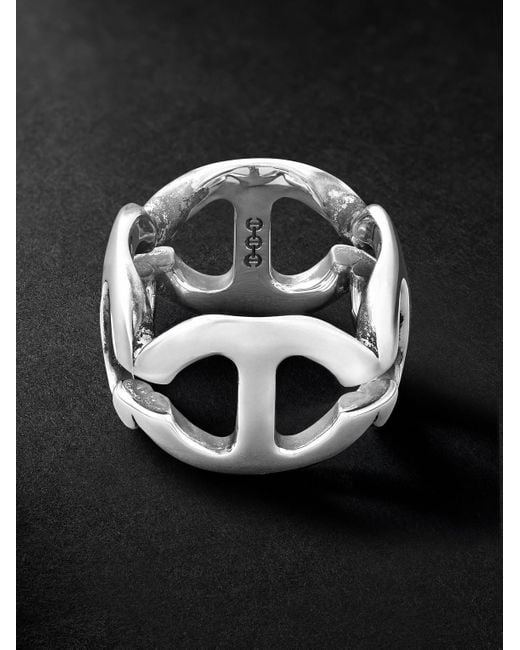 Hoorsenbuhs Black Sterling Silver Ring for men