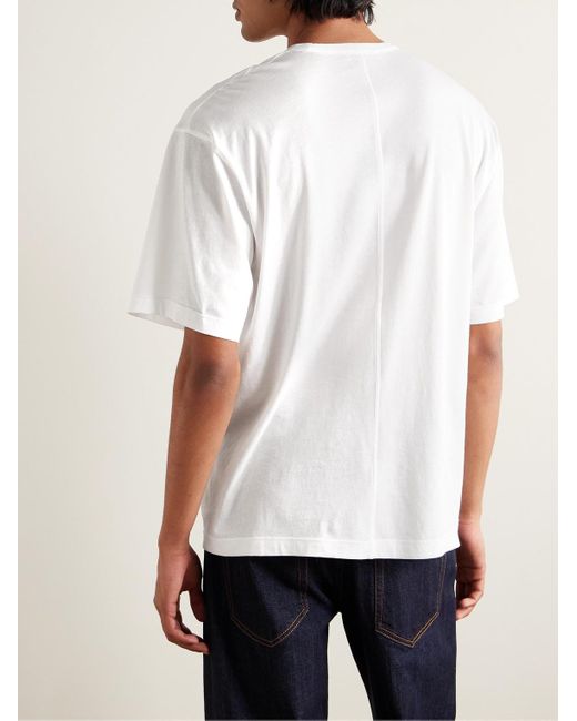 The Row White Steven Cotton-jersey T-shirt for men