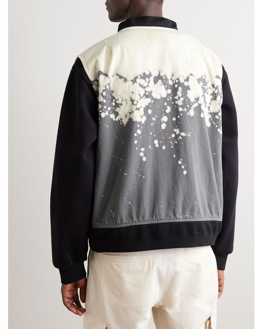 Noma T.D Gray Hand-Dyed Cotton-Twill Gilet for men