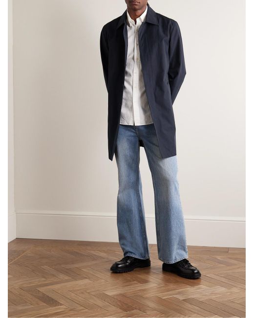 Polo Ralph Lauren White Button-Down Collar Cotton-Seersucker Shirt for men