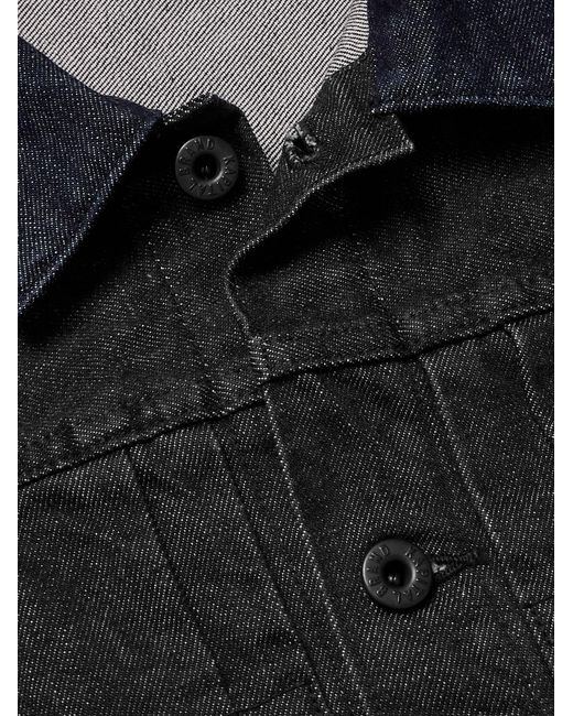 Kapital Black Denim Trucker Jacket for men