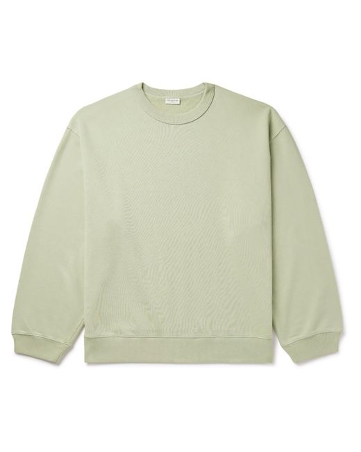 Dries Van Noten Green Oversized Cotton-jersey Sweatshirt for men