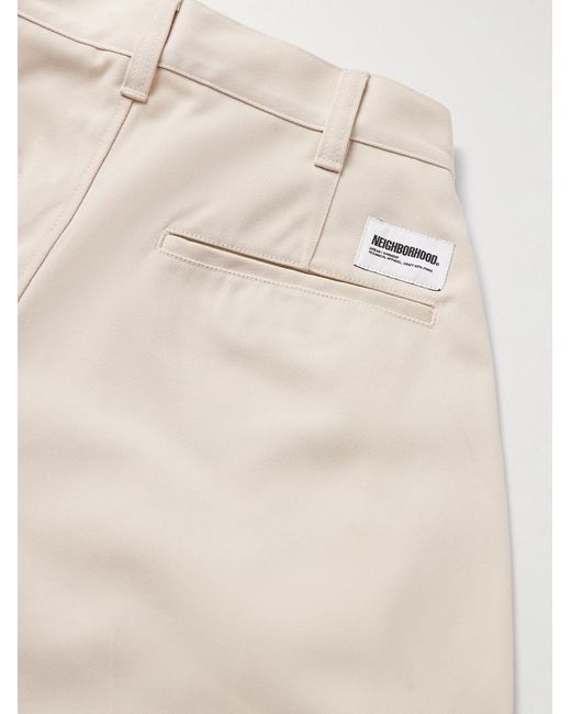 Neighborhood Natural Wp Straight-Leg Cropped Twill Trousers for men