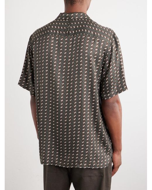 Mr P. Gray Wiggle Printed Woven Shirt for men