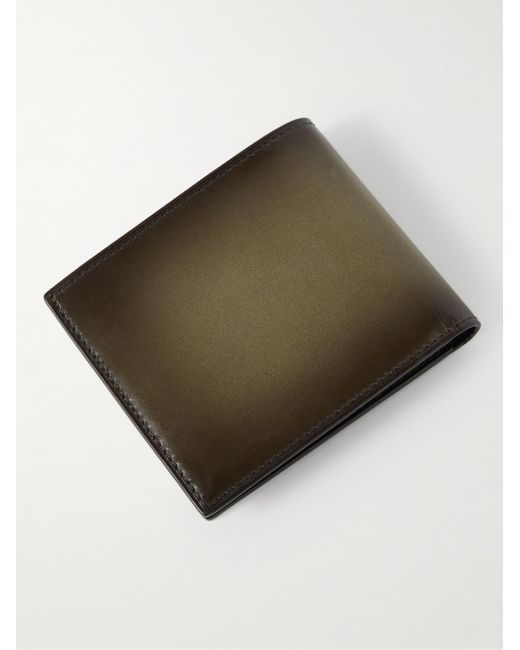 Berluti Natural Makore Neo Scritto Venezia Leather Billfold Wallet for men