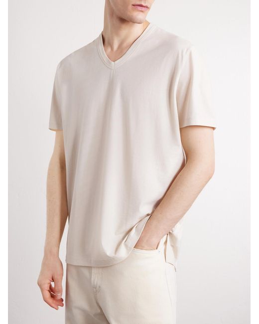 Our Legacy Natural Gorge Cotton-blend Jersey T-shirt for men