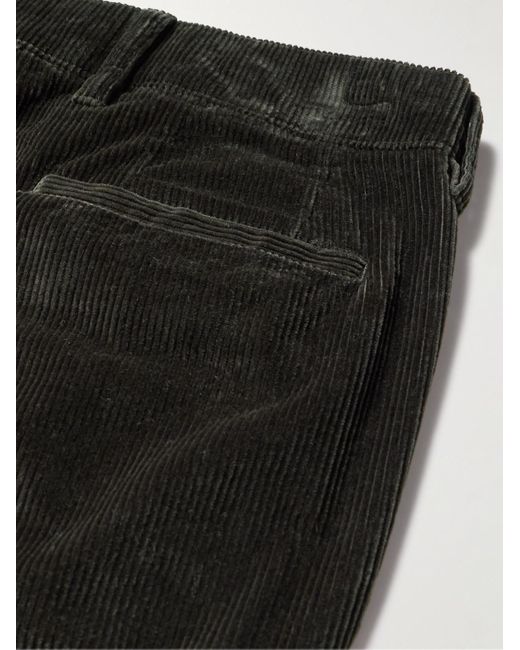 NN07 Black Bill 1075 Cotton-blend Corduroy Trousers for men