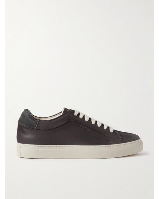 Paul Smith Gray Basso Eco Leather Sneakers for men