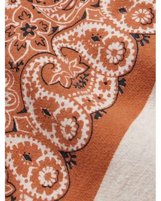 Kapital Natural Bandana-print Cotton-jersey Hoodie for men