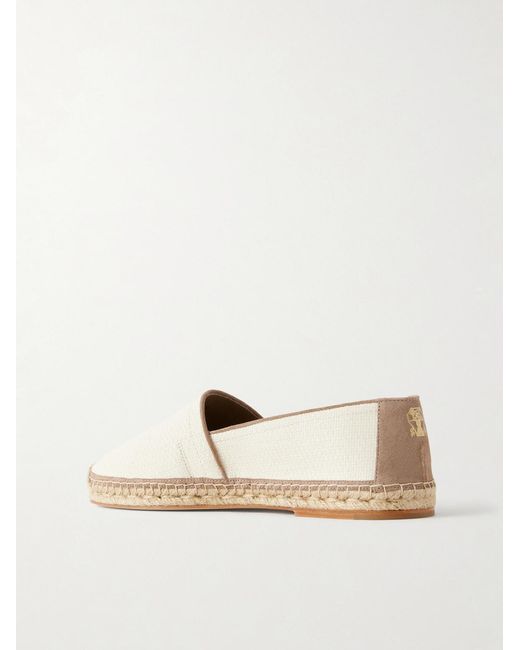 Brunello Cucinelli Natural Raffia Espadrilles for men