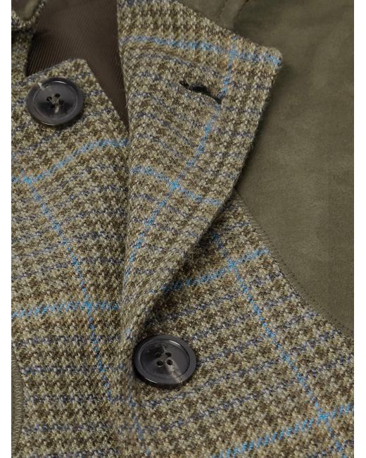 James Purdey & Sons Green Wool-tweed Gilet for men