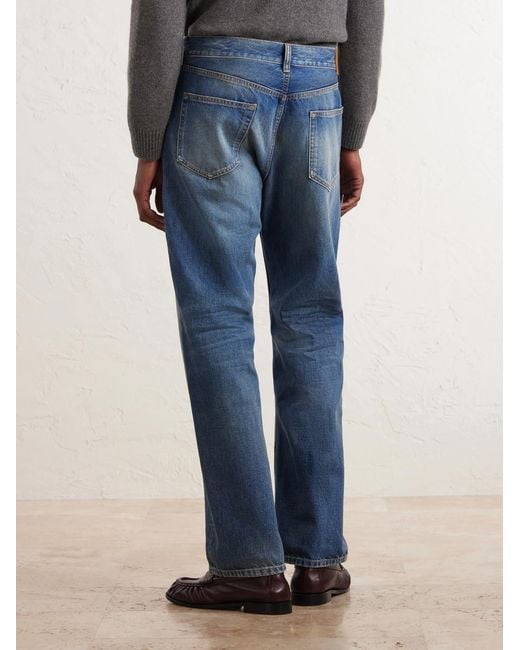 Saint Laurent Blue Straight-leg Jeans for men