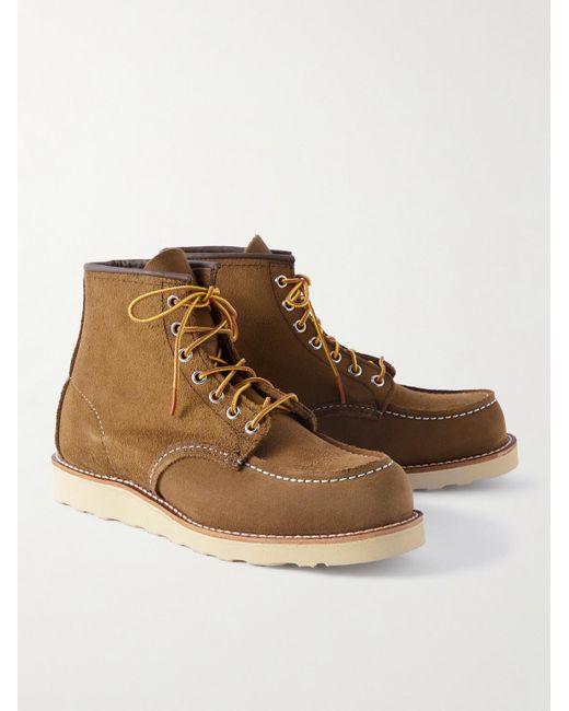 Red Wing Brown 6-inch Hawthorne Suede Boots for men
