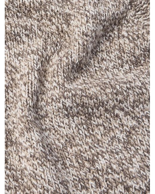 Zegna Gray Cotton Sweater for men