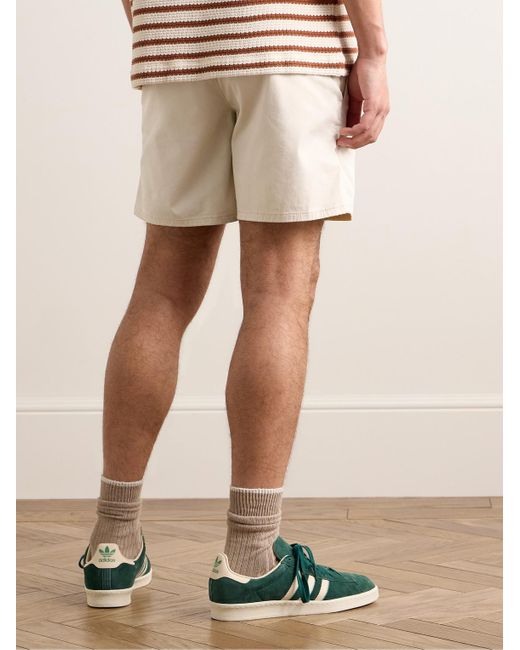 Rag & Bone Natural Straight-leg Cotton-blend Shorts for men