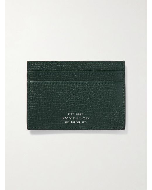 Portacarte di Smythson in Green da Uomo