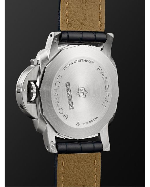 Panerai Black Luminor Marina Automatic Stainless Steel Watch, Ref. Pam01313 for men