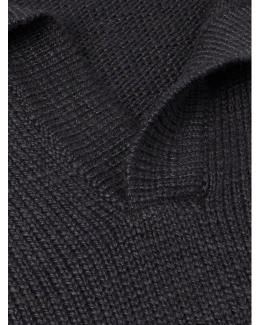Gabriela Hearst Blue Aled Cashmere Polo Shirt for men