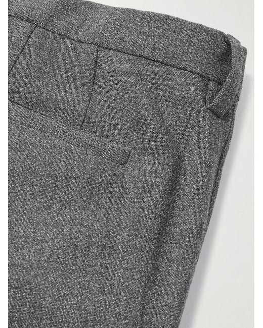 Paul Smith Gray Straight-leg Wool Trousers for men