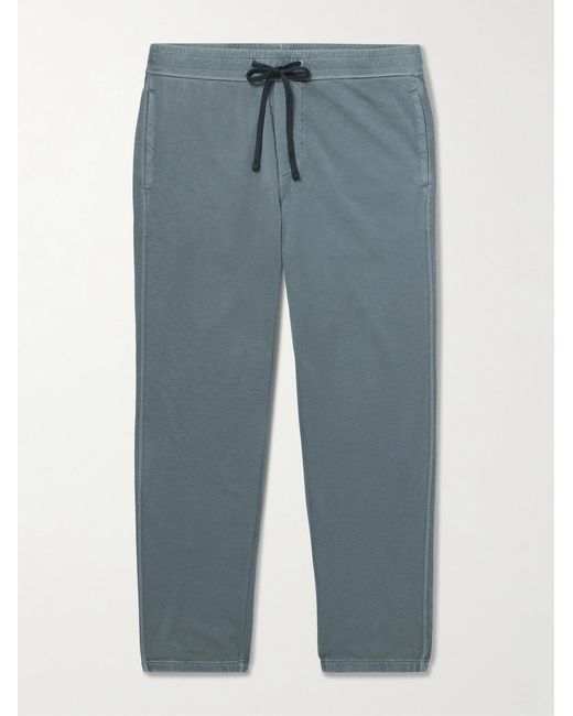 James Perse Blue Loopback Supima Cotton-Jersey Sweatpants for men