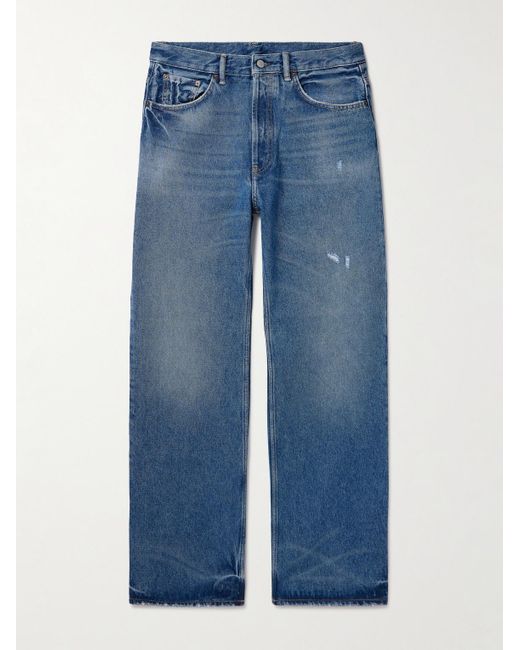 Jeans A Gamba Dritta 2021M di Acne in Blue da Uomo