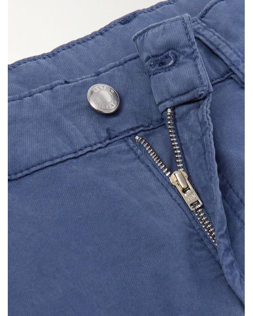 Pantaloni slim-fit in twill di misto TM stretch e cotone Wayfare di Peter Millar in Blue da Uomo