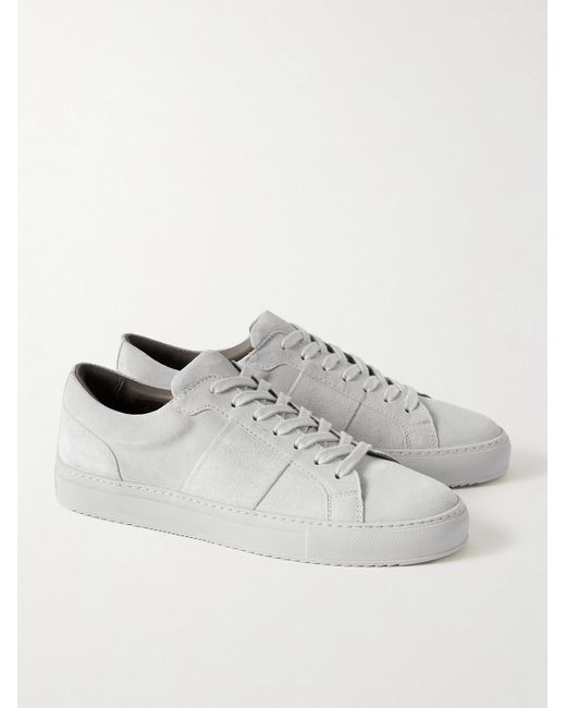 Mr P. White Larry Suede Sneakers for men