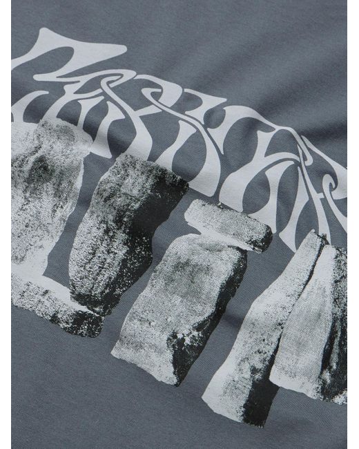 Carhartt Blue Pagan Logo-print Cotton-jersey T-shirt for men