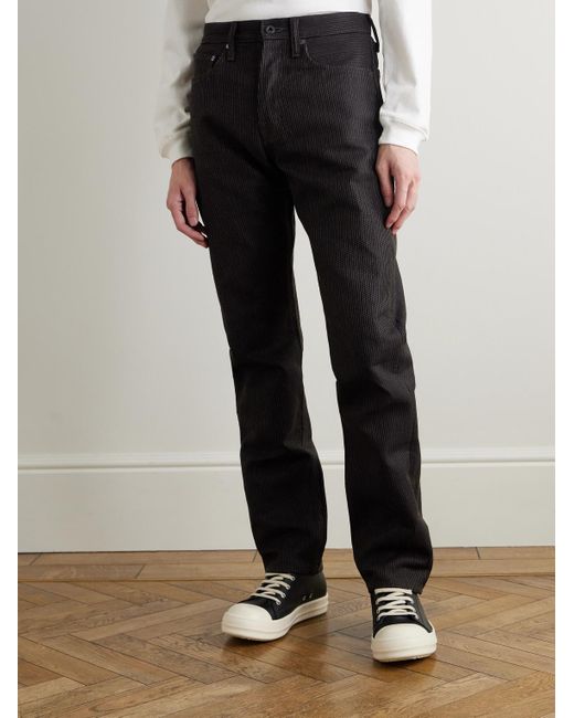 Kapital Black Monkey Cisco Straight-Leg Embroidered Century Denim Jeans for men