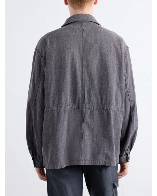 Visvim Gray Eclair Denim Jacket for men