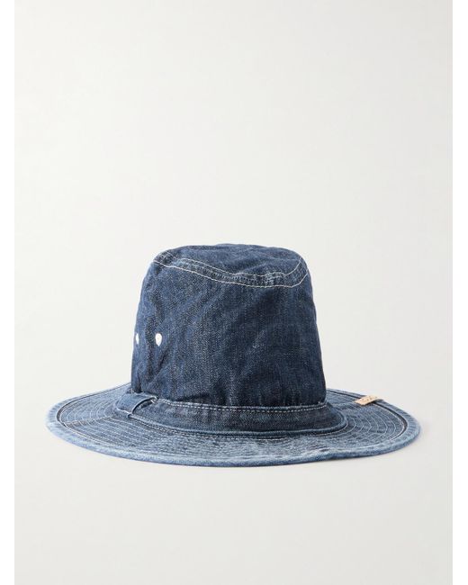 Cappello Fedora di Visvim in Blue da Uomo