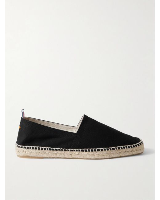 Castaner Black Pablo Canvas Espadrilles for men