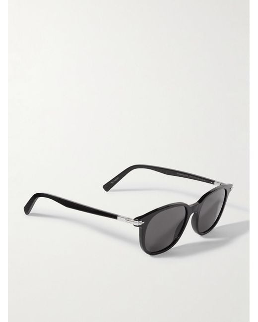 Dior Gray Diorblacksuit S12I D-Frame Acetate Sunglasses for men