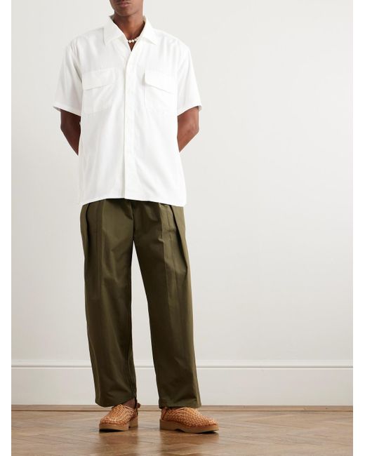 Monitaly 50's Milano Hemd aus Lyocell in White für Herren