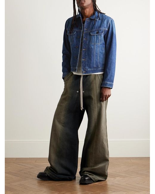 Denim Trucker Jacket di Givenchy in Blue da Uomo