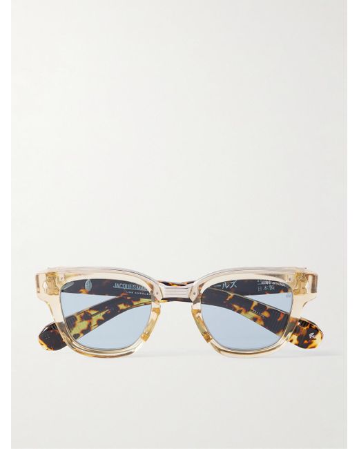 Jacques Marie Mage Multicolor Decade Collection Jules D-Frame Acetate And Beta Titanium Sunglasses for men