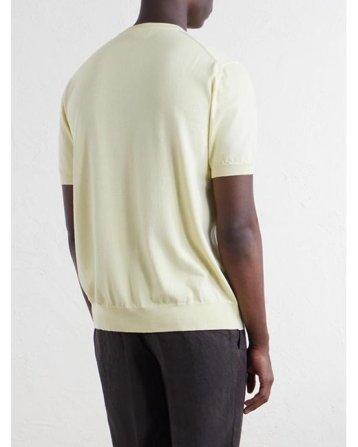 Boglioli Natural Garment-Dyed Cotton-Jersey T-Shirt for men