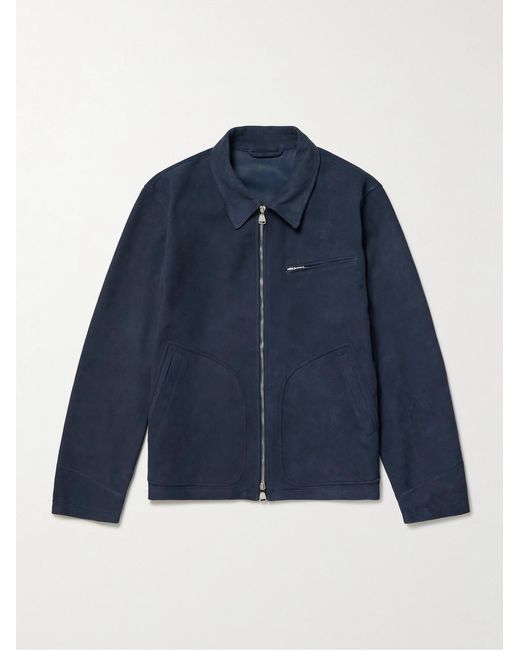 Valstar Blue James Suede Jacket for men