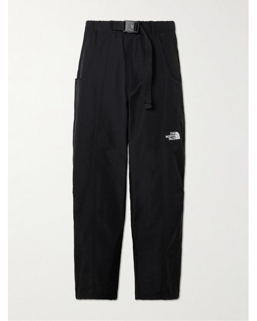 The North Face Black Nse Belted Cotton-Blend Ripstop Trousers for men