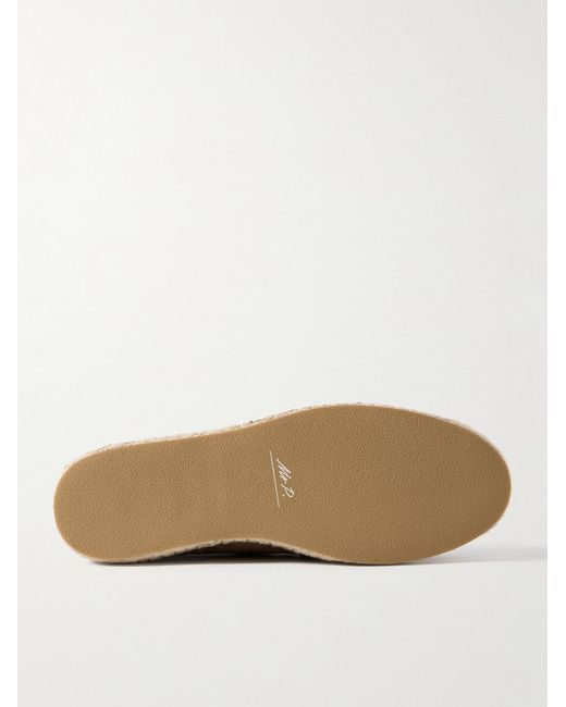 Mr P. Brown Suede Espadrilles for men