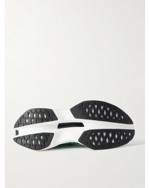On Shoes Green Cloudboom Max Rubber-Trimmed Recycled-Mesh Sneakers for men