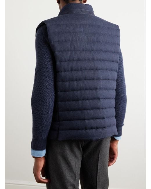 Ralph Lauren Purple Label Blue Withwell Quilted Wool for men
