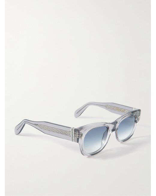 Cutler & Gross Blue The Great Frog Halen D-Frame Acetate Sunglasses for men