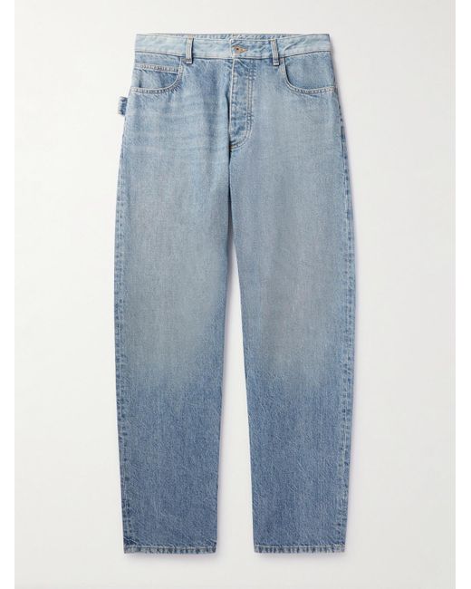 Bottega Veneta Blue Vintage Straight-leg Jeans for men