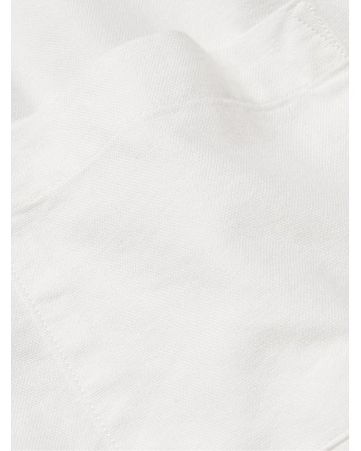 Portuguese Flannel Belavista Hemd aus Baumwoll-Oxford mit Button-Down-Kragen in White für Herren