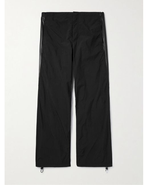 Our Legacy Black Roam Wide-leg Panelled Shell Trousers for men